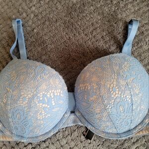 Elegant Blue Lace Victora's Secret Bra